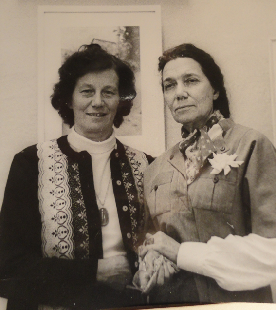 Д.Г.Соколкова и А.И.Богоявленская. 1980-е годы.