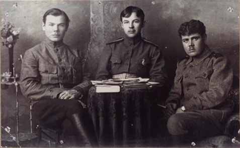 Члены колчаковской комендатуры, 1919 год.